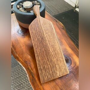 Stunning Charcuterie Cutting Board Serving Tray Black Walnut Live Edge 19x6.5x1”